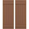 Ekena Millwork Americraft 6-Board, 2 Batten Exterior Real Wood Joined Board-n-Batten Shutters, ARW101BB621X41BTH, PR ARW101BB621X41BTH - alternate 1